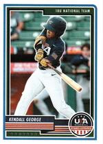 2023 Panini USA Baseball Stars & Stripes (Optichrome) #49 Kendall George