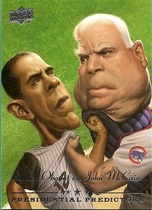 2008 Upper Deck Presidential Predictors Running Mate  Series 2 #PP10 McCain|Obama