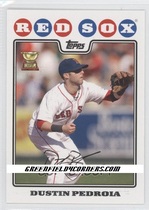 2008 Topps Red Sox #BOS10 Dustin Pedroia