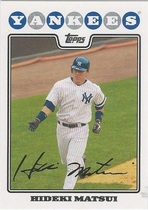 2008 Topps Yankees #NYY7 Hideki Matsui