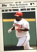 2008 Topps Year in Review Series 2 #YR95 Dmitri Young