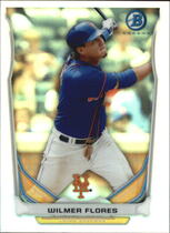 2014 Bowman Chrome Mini Scout Top 5 Prospects Refractor #BM-NYM5 Wilmer Flores