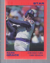 1988 Star Grace Orange #3 Mark Grace