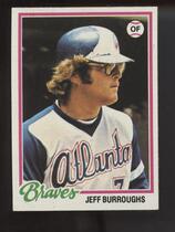 1978 Topps Base Set #130 Jeff Burroughs