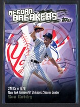2003 Topps Record Breakers #RG Ron Guidry