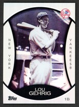 2010 Topps Legends Platinum Chrome Wal Mart Cereal Series 1 #PC6 Lou Gehrig