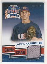 2015 Panini USA Stars and Stripes Game Gear #45 James Kaprielian