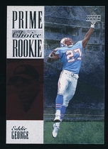 1996 Upper Deck Silver Prime Choice Rookies #9 Eddie George