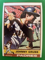 1976 Topps Base Set #422 Johnny Grubb