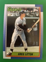 1990 Topps Base Set #66 Greg Litton