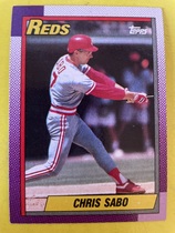 1990 Topps Base Set #737 Chris Sabo