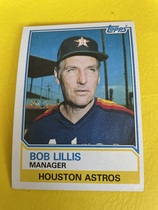 1983 Topps Base Set #66 Bob Lillis