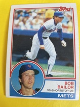 1983 Topps Base Set #343 Bob Bailor