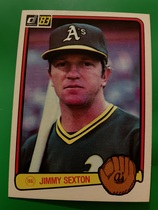 1983 Donruss Base Set #449 Jimmy Sexton