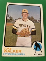 1973 Topps Base Set #187 Luke Walker