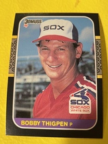 1987 Donruss Base Set #370 Bobby Thigpen