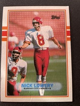 1989 Topps Base Set #358 Nick Lowery