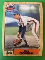 1987 Topps Base Set #198 Lee Mazzilli