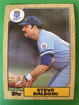 1987 Topps Base Set #240 Steve Balboni