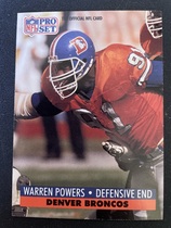 1991 Pro Set Base Set #494 Warren Powers