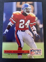 1992 Pro Set Base Set #157 Wymon Henderson