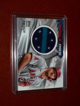 2022 Topps City Flag Patch Commemorative Relics #CFP-MT Mike Trout