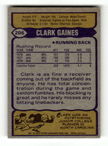 1979 Topps Base Set #206 Clark Gaines