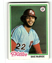 1978 Topps Base Set #340 Bake McBride