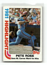1982 Topps Base Set #4 Pete Rose