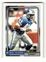 1992 Topps Base Set #201 Mike Farr
