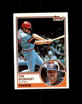 1983 Topps Base Set #232 Tom Brunansky