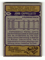 1979 Topps Base Set #18 John Cappelletti