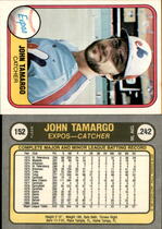 1981 Fleer Base Set #152 John Tamargo