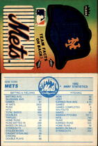 1983 Fleer Team Stickers (Blue Back) #NNO Mets (Hat)