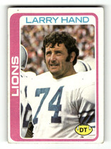1978 Topps Base Set #356 Larry Hand