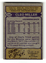 1979 Topps Base Set #134 Cleo Miller