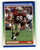 1990 Score Base Set #392 Keith DeLong