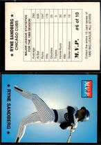 1990 MVP Big League All Stars Blue Background #6 Ryne Sandberg