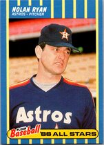 1988 Fleer Baseball All Stars #34 Nolan Ryan