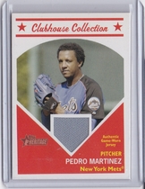2008 Topps Heritage Clubhouse Collection Relics #PM Pedro Martinez
