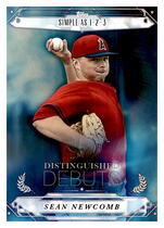 2015 Topps Pro Debut Distinguished Debuts #DD-12 Sean Newcomb