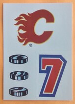 1989 Topps Sticker Inserts #18 Calgary Flames