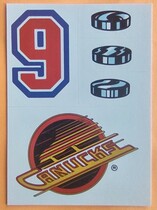 1989 Topps Sticker Inserts #24 Vancouver Canucks