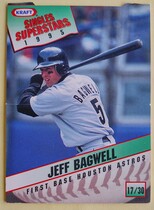 1995 Kraft Base Set #17 Jeff Bagwell