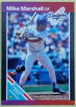 1989 Donruss Grand Slammers (Purple to Red Border) #2 Mike Marshall