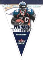 2001 Fleer Genuine Pennant Aggression #5PA Terrell Davis