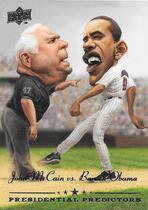 2008 Upper Deck Presidential Predictors Running Mate  Series 2 #PP12 McCain|Obama