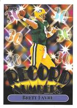 1999 Topps Record Numbers Silvers #6 Brett Favre