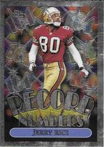 1999 Topps Chrome Record Numbers #8 Jerry Rice