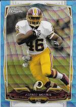 2014 Topps Chrome Blue Wave Refractor #52 Alfred Morris